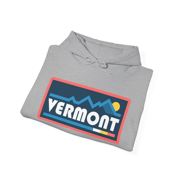 Vermont Hoodie - Sun Unisex Vermont Hoodie Graphic Sweatshirt