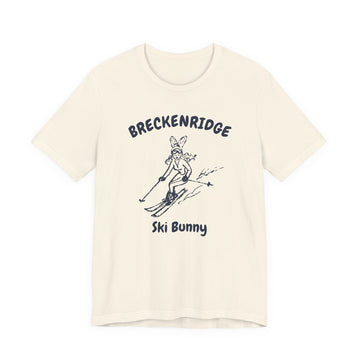 Breckenridge, Colorado Ski Bunny T‑Shirt — Retro Skiing Graphic Tee