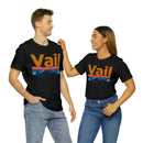 Vail, Colorado Shirt - Mountain Sunset Unisex Vail T-Shirt-41