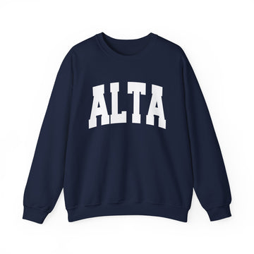 Buy navy Alta, Utah Sweatshirt - Unisex Graphic Crewneck