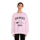 New Mexico Sweatshirt - New Mexico Cowgirl Graphic Crewneck-16