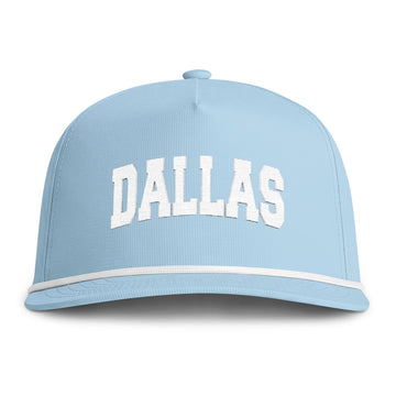 Buy chambray Dallas, Texas Embroidered Rope Hat - Vintage Sunwashed Rope Cap, Comfort Colors