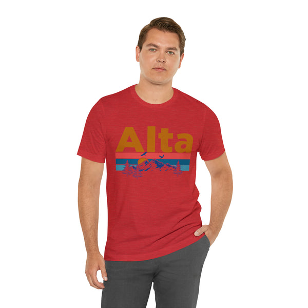 Alta, Utah Shirt - Mountain Sunset Unisex Alta T-Shirt