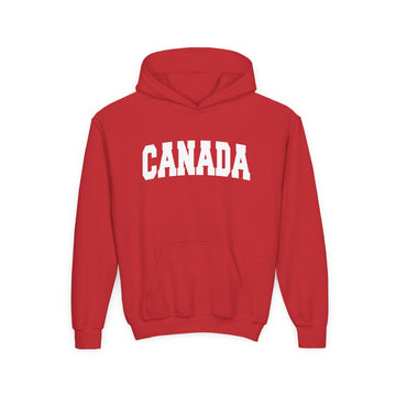 Buy red Canada Youth Hoodie - Kids Canada Hooded Sweatshirt
