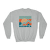 Missoula, Montana Youth Sweatshirt - Unisex Kid's Missoula Crewneck Sweatshirt