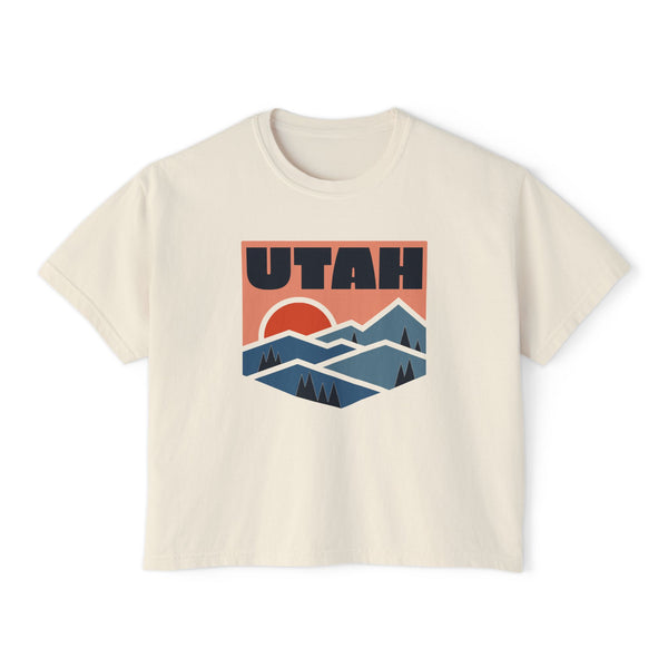 Women's Utah Boxy Graphic Tee - Slightly Cropped