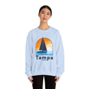 Tampa, Florida Sweatshirt - Sailboat Tampa Crewneck Sweatshirt-16