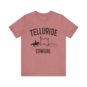 Telluride, Colorado Cowgirl Graphic Tee