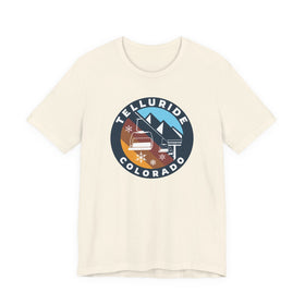 Telluride, Colorado T Shirt - Retro Ski Lift Tee - 0
