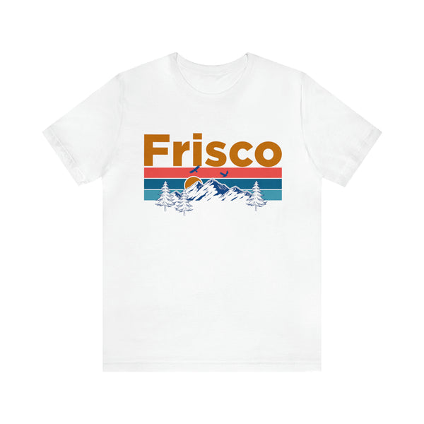 Frisco, Colorado Shirt - Mountain Sunset Unisex Frisco T-Shirt