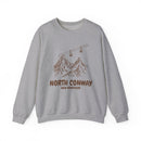 North Conway, New Hampshire Mountain Gondola Sweatshirt, Travel Graphic-3
