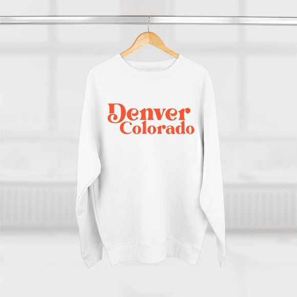 Denver Colorado Crewneck Sweatshirt — Retro Script City Pride