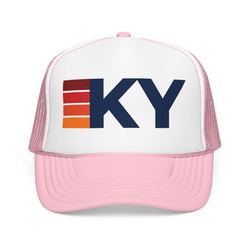 Buy light-pink-white Kentucky Trucker Hat - KY retro cap