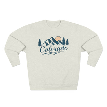 Buy oatmeal-heather Premium Colorado Sweatshirt - Unisex Sweatshirt