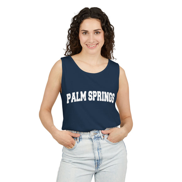 Palm Springs, California Tank Top Unisex | Comfort Colors - 100% Cotton
