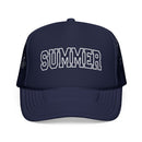 Summer Trucker Hat — Vintage College Foam Mesh Cap-1