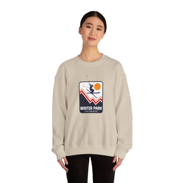 Winter Park, Colorado Sweatshirt - Unisex Snow Ski Jump Winter Park Sweatshirt