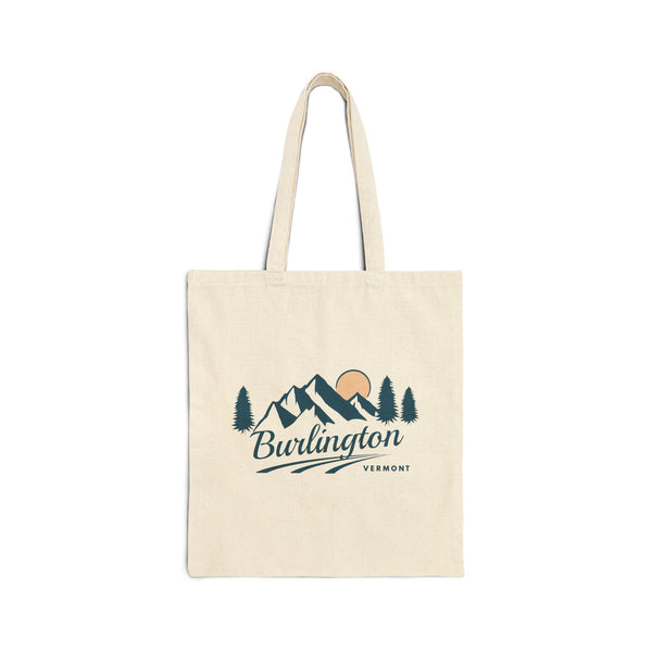 Burlington, Vermont Cotton Canvas Tote Bag - 15