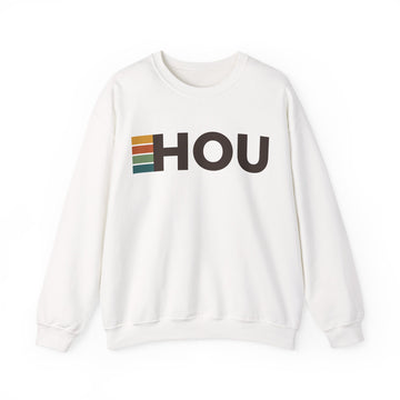 Houston, Texas HOU Retro Stripe Sweatshirt