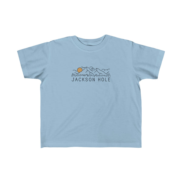 Jackson Hole, Wyoming Toddler T-Shirt - Toddler Jackson Hole Shirt