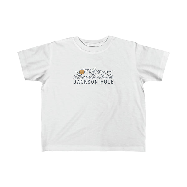 Jackson Hole, Wyoming Toddler T-Shirt - Toddler Jackson Hole Shirt