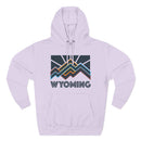 Wyoming Hoodie - Retro Mountain Unisex Sweatshirt-5