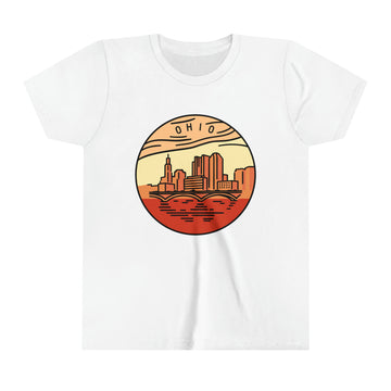 Buy white Ohio Youth T-Shirt - Unisex Kids Ohio Shirt