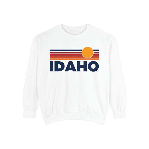 Idaho Sunset Stripes Sweatshirt | Comfort Colors - 100% Cotton