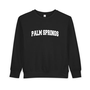 Buy black Palm Springs, California Sweatshirt - Palm Springs Toddler Crewneck Sweatshirt