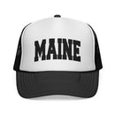 Maine Retro Collegiate Style Trucker Hat-2