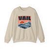 Vail, Colorado Sweatshirt Retro Mountains, Vail Unisex Graphic Crewneck