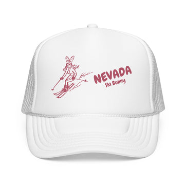 Buy white Nevada Ski Bunny Foam Trucker Hat
