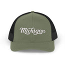 Michigan Snapback Trucker Cap - Embroidered Michigan Hat-5