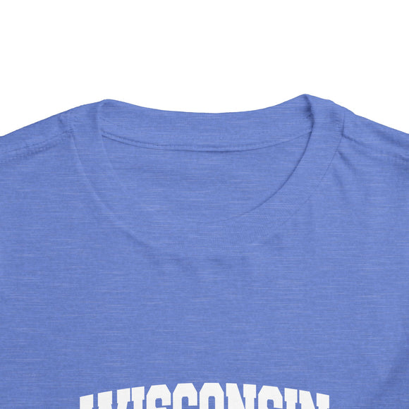 Wisconsin Toddler Graphic Tee - Kids Wisconsin Vacation Shirt