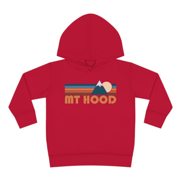 Buy vintage-red Mount Hood, Oregon Toddler Hoodie - Unisex Mount Hood Toddler Sweatshirt