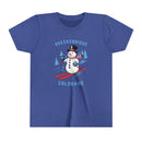 Breckenridge, Colorado Youth Skiing Snowman Tee - Kids Breckenridge T Shirt-3
