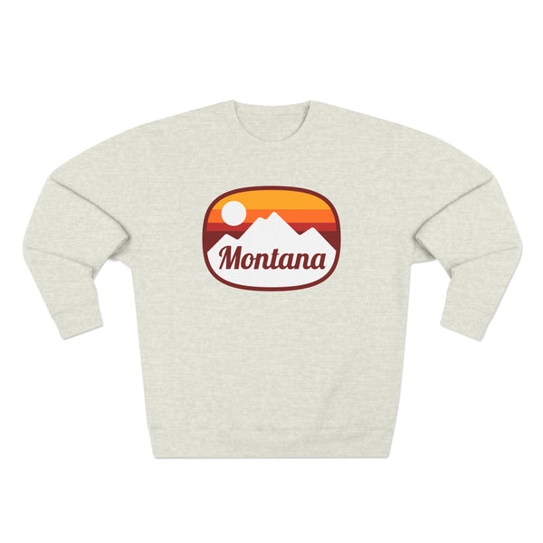 Premium Montana Sweatshirt - Retro Unisex Sweatshirt