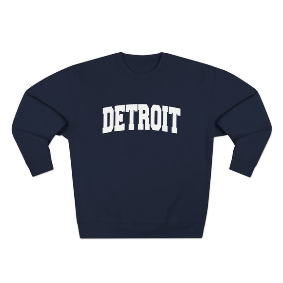 Premium Detroit, Michigan Retro Graphic Sweatshirt