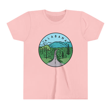 Buy pink Alabama Youth T-Shirt - Unisex Kids Alabama Shirt
