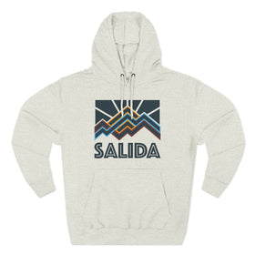 Salida, Colorado Hoodie - Retro Mountain Unisex Sweatshirt