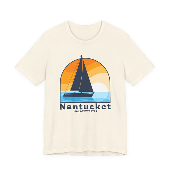 Nantucket, Massachusetts T Shirt - Sailboat Tee