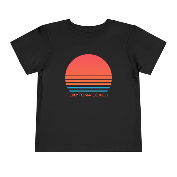 Daytona Beach, Florida Toddler T-Shirt - Retro 80s Toddler Daytona Beach Shirt