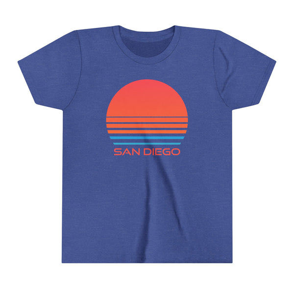 San Diego, California Youth Shirt - Retro 80s San Diego Kid's T-Shirt
