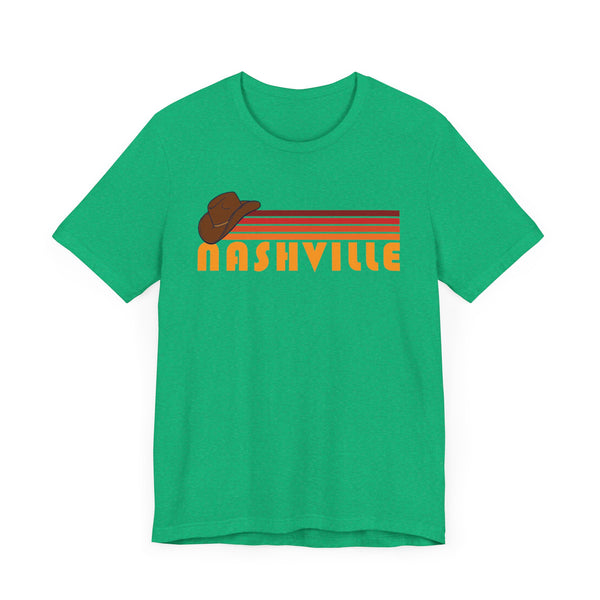 Nashville, Tennessee T-Shirt Retro Hat - Adult Unisex Nashville T Shirt