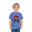Vail, Colorado Toddler T-Shirt - Retro Palm Tree Toddler Vail Shirt-13