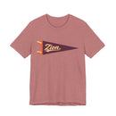 Zion National Park Pennant T-Shirt — Vintage Camp Flag Tee-3