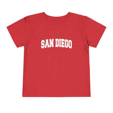 Buy heather-red San Diego, California Toddler Graphic Tee - Kids San Diego Vacation T-Shirt