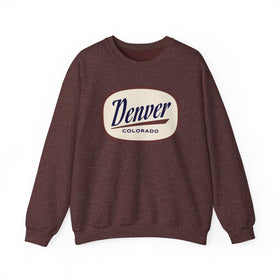 Denver, Colorado Sweatshirt - Unisex Retro Crewneck Denver Sweatshirt