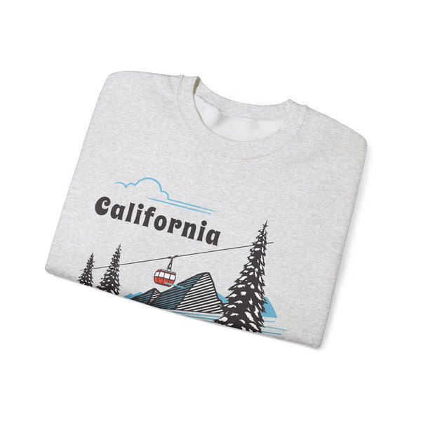 California Sweatshirt - Unisex Retro Ski Mountain Gondola California Sweatshirt