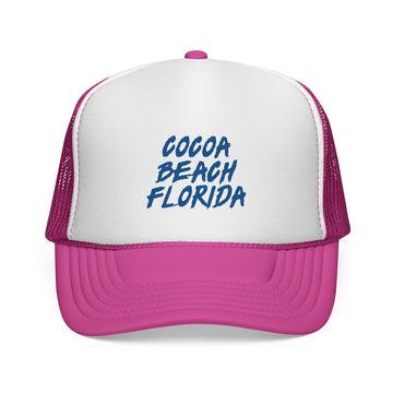 Buy pink Cocoa Beach Trucker Cap | Florida Hat